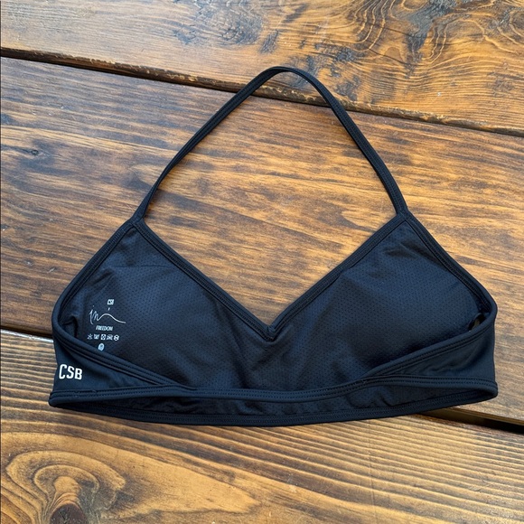 CSB Black Sports Bra. Medium. Like new. - Picture 2 of 3